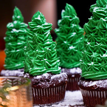 Kerstboom Cupcakes