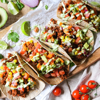 Taco's met vegan gehakt