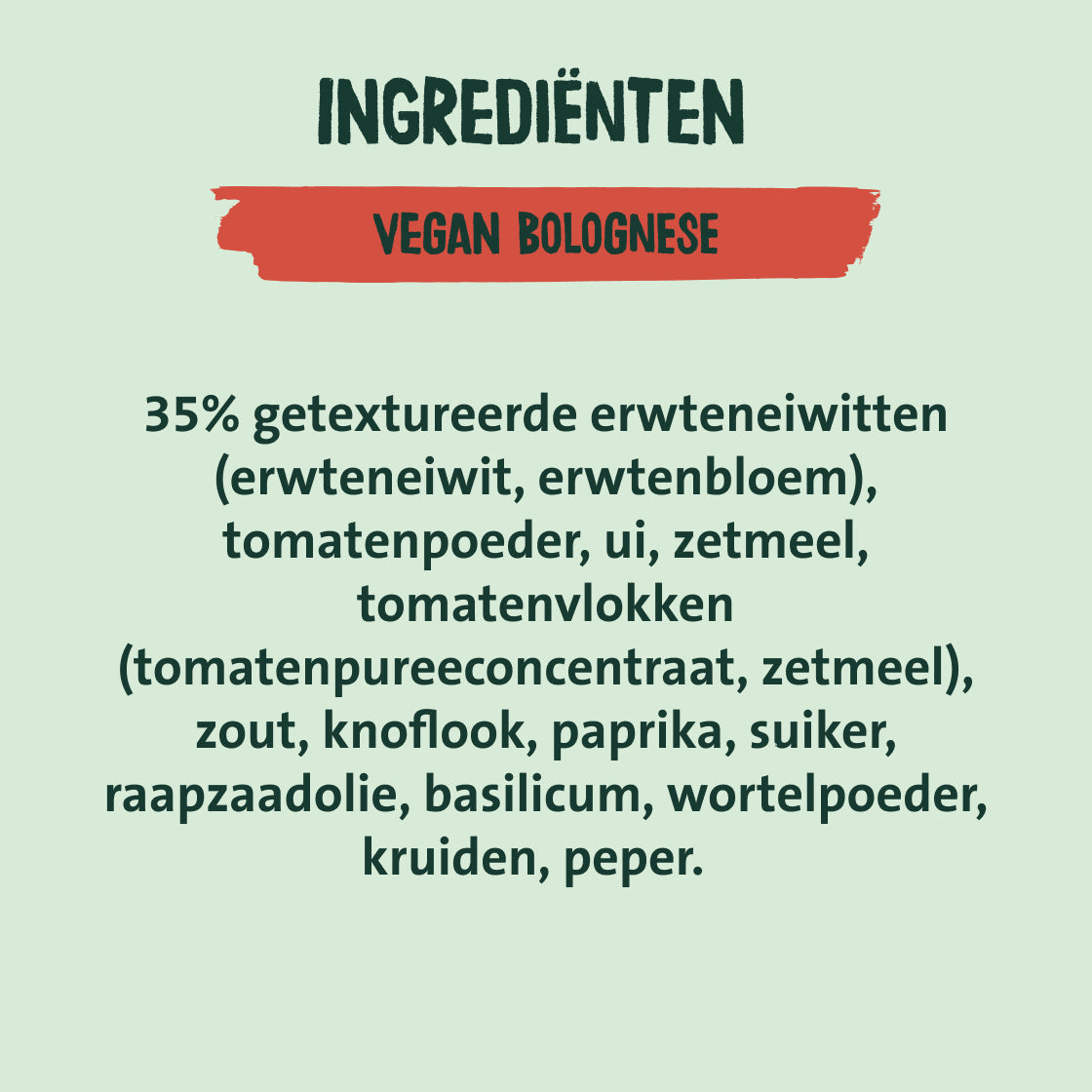 Easy Mix vegan Bolognese