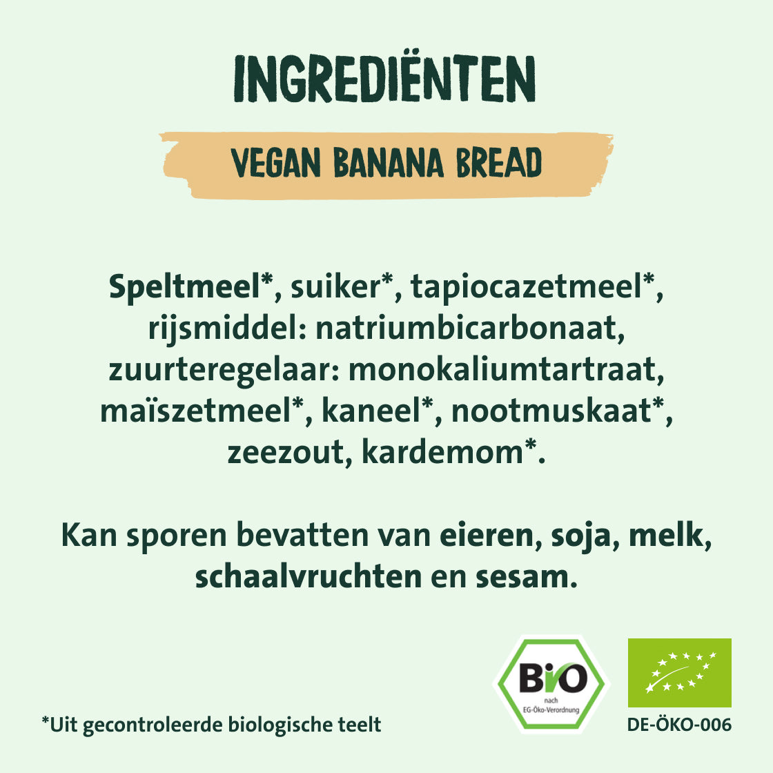 Vegan Banana Bread - Bakmix