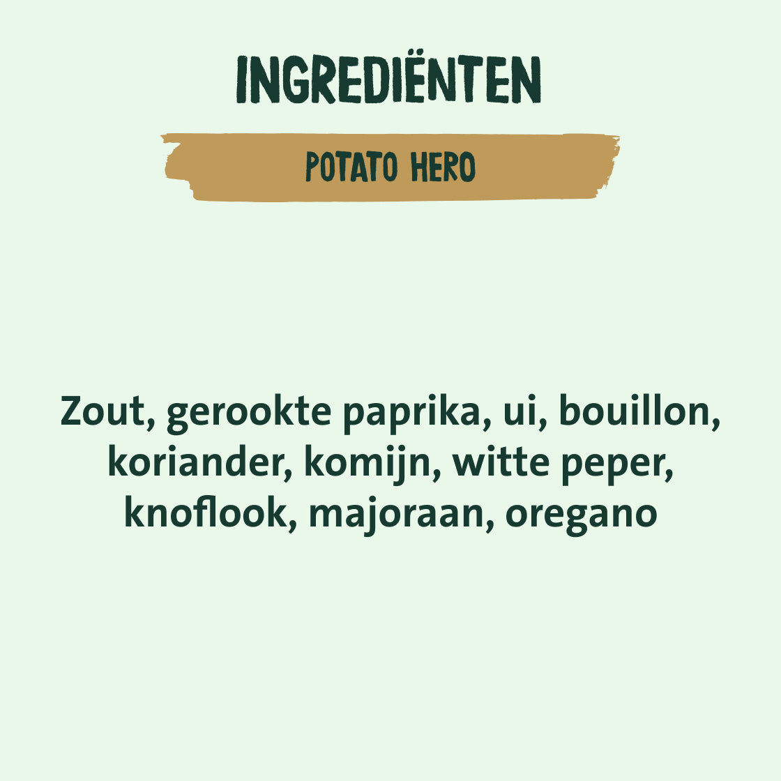 Potato Hero – Aardappel Kruidenzout