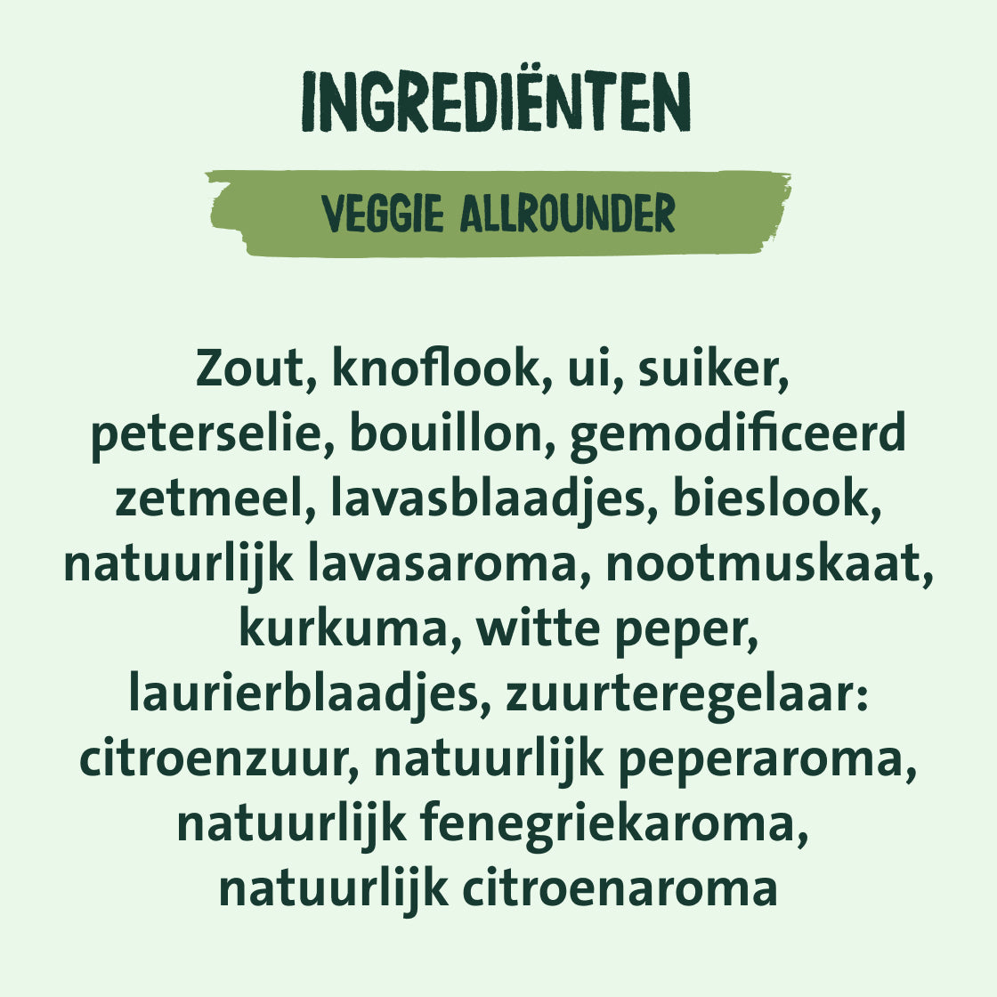 Veggie Allrounder – Kruidenzout voor Groenten